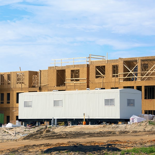 there may be regulations and permits required for setting up construction site office trailers on a worksite, depending on the location